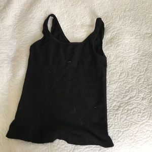 Women’s yummie black tank top